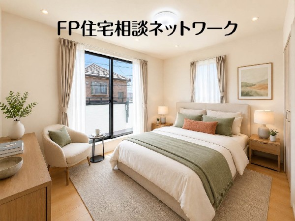 寝室　本画像はCGで作成しており、実際に現地に家具はおかれておりません。また価格に家具は含まれておりません。