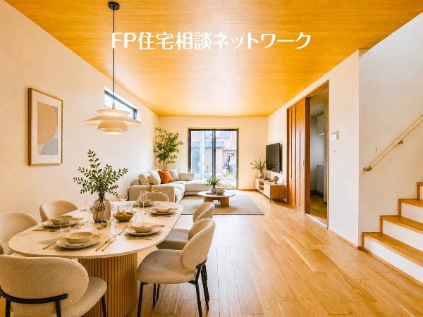 リビングダイニング（本画像はCGで作成しており、実際に現地に家具はおかれておりません。また価格に家具は含まれておりません）