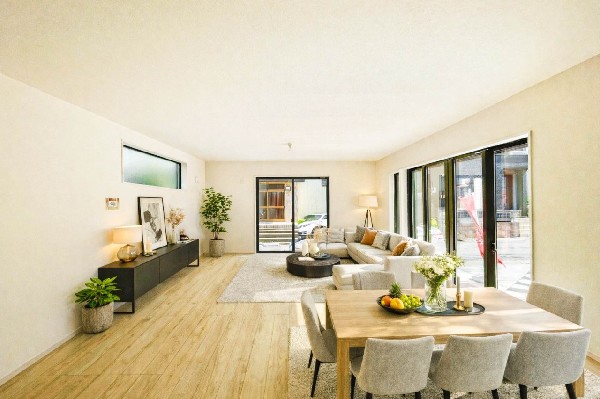 本画像はCGで作成しており、実際に現地に家具はおかれておりません。また価格に家具は含まれておりません。