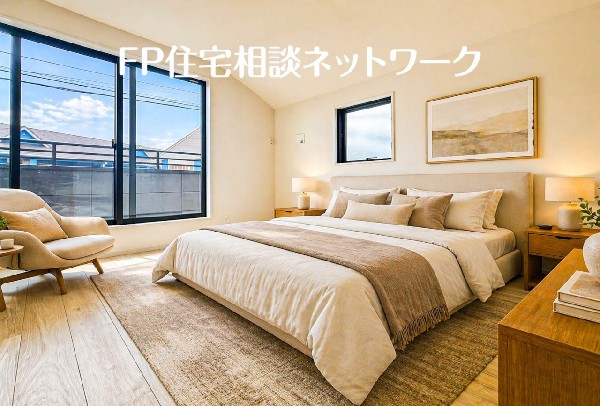 寝室　本画像はCGで作成しており、実際に現地に家具はおかれておりません。また価格に家具は含まれておりません。