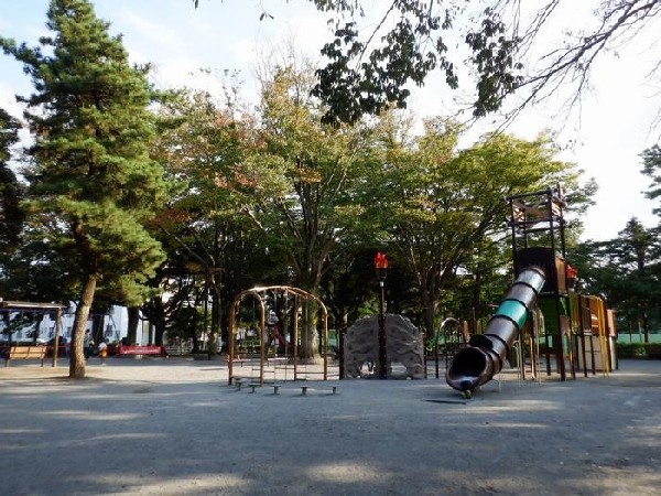 周辺環境:高根木戸近隣公園　(豊かな緑と広い運動広場を備え、春の桜や四季の彩りを楽しめる地域に愛される憩いの公園。)