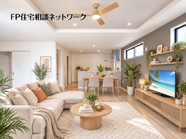 リビングダイニング（本画像はCGで作成しており、実際に現地に家具はおかれておりません。また価格に家具は含まれておりません）