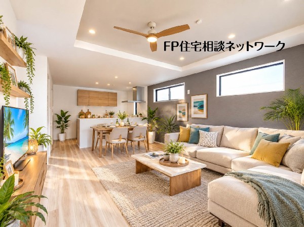 リビングダイニング（本画像はCGで作成しており、実際に現地に家具はおかれておりません。また価格に家具は含まれておりません）