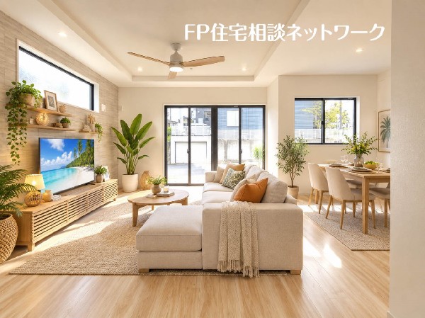 リビングダイニング（本画像はCGで作成しており、実際に現地に家具はおかれておりません。また価格に家具は含まれておりません）