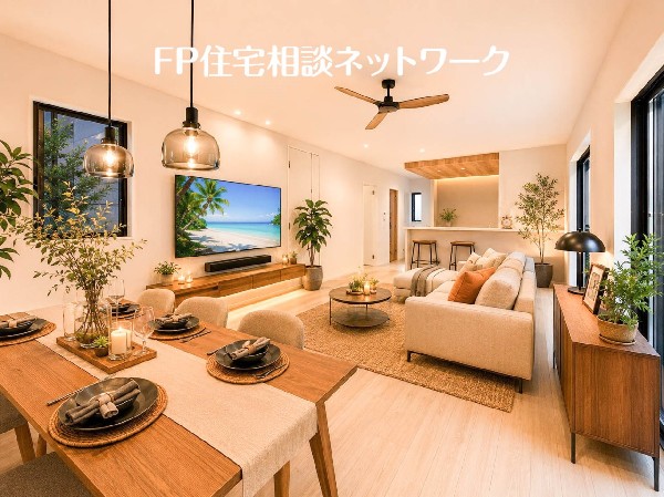 リビングダイニング　（本画像はCGで作成しており、実際に現地に家具はおかれておりません。また価格に家具は含まれておりません）