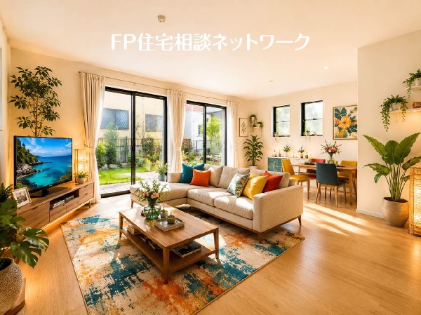 リビングダイニング　（本画像はCGで作成しており、実際に現地に家具はおかれておりません。また価格に家具は含まれておりません）