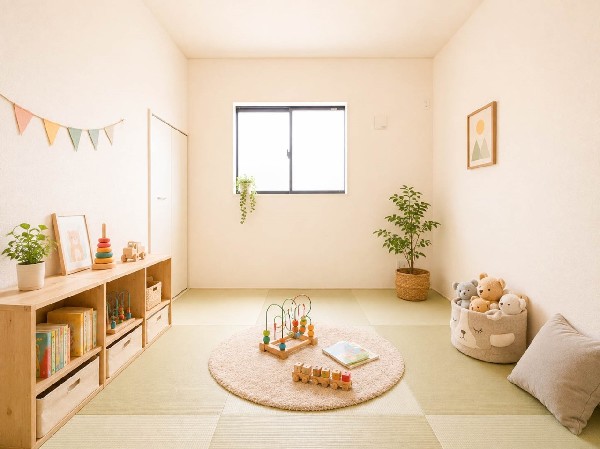 和室（本画像はCGで作成しており、実際に現地に家具はおかれておりません。また価格に家具は含まれておりません）